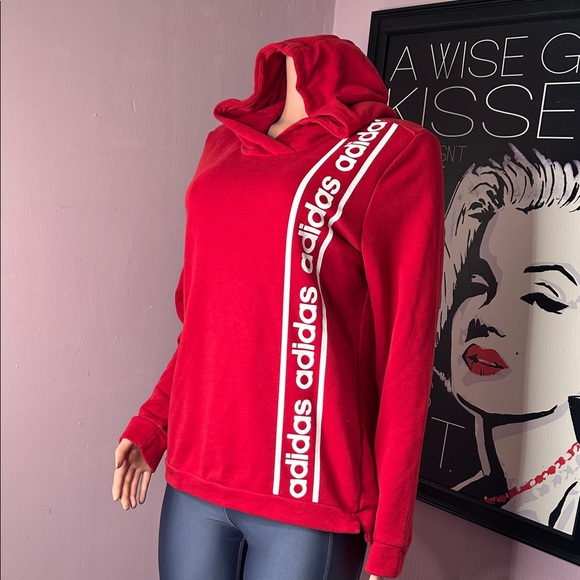 adidas Tops - Adidas Women's Bold Red Hoodie